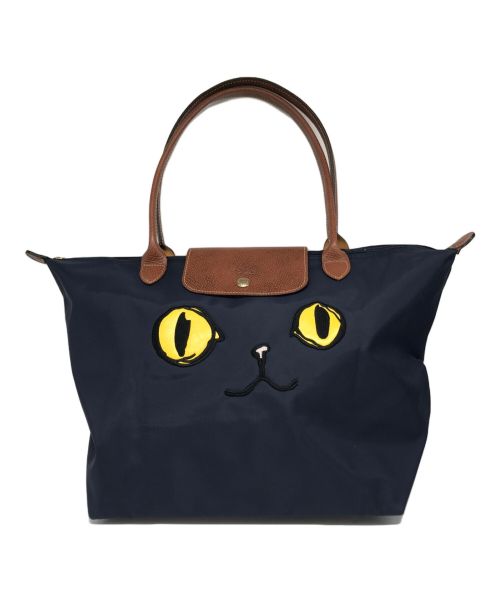 LONGCHAMP（ロンシャン）LONGCHAMP (ロンシャン) ルプリアージュ トートバッグ ネイビーの古着・服飾アイテム