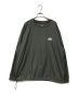 THE NORTHFACE PURPLELABEL（ザ・ノースフェイス パープルレーベル）の古着「ナイロンロングTシャツ L／S Logo Woven Tee」｜グレー