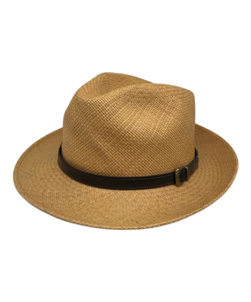 GENUINE PANAMA HAT（ジェニュインパナマハット）GENUINE PANAMA HAT (ジェニュインパナマハット) 帽子 ベージュ サイズ:L/XLの古着・服飾アイテム