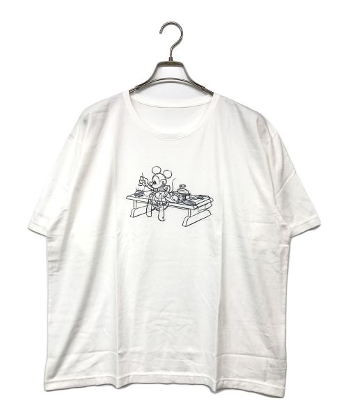 Porter Classic（ポータークラシック）Porter Classic (ポータークラシック) DISNEY (ディズニー) コラボプリントTシャツ ホワイト サイズ:XL 未使用品の古着・服飾アイテム