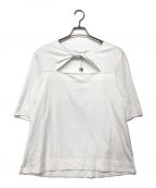 GANNIガニー）の古着「半袖ツイストTシャツ/T-SHIRT TWIST T2782」｜ホワイト