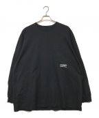 COOTIE PRODUCTIONSクーティープロダクツ）の古着「Open End Yarn Error Fit L/S Tee」｜ブラック