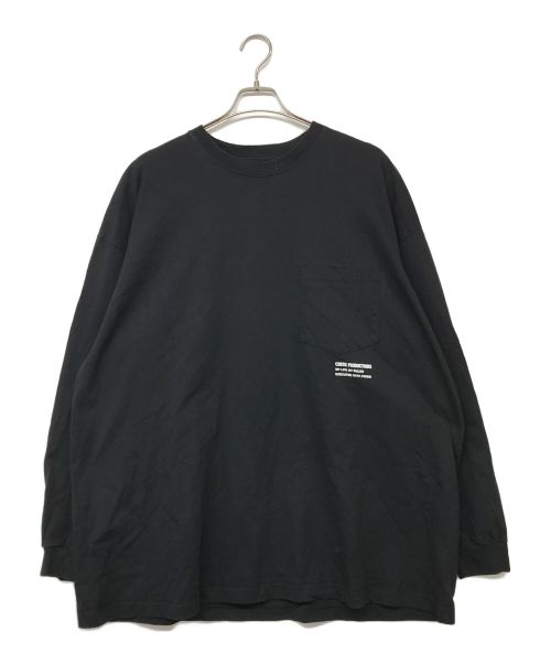 COOTIE PRODUCTIONS（クーティープロダクツ）COOTIE PRODUCTIONS (クーティープロダクツ) Open End Yarn Error Fit L/S Tee ブラック サイズ:XLの古着・服飾アイテム