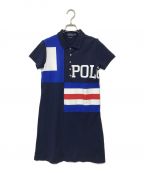 POLO RALPH LAURENポロ・ラルフローレン）の古着「ポロシャツワンピース」｜ネイビー