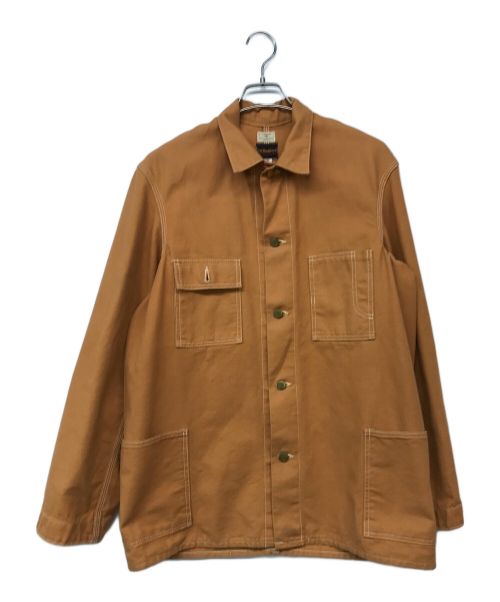 WAREHOUSE（ウエアハウス）WAREHOUSE (ウエアハウス) Del Bombers ダックキャンバスカバーオール ブラウン サイズ:38の古着・服飾アイテム