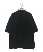 KAPTAIN SUNSHINEキャプテンサンシャイン）の古着「Polocollar Knit Shirt/ポロシャツ」｜ブラック