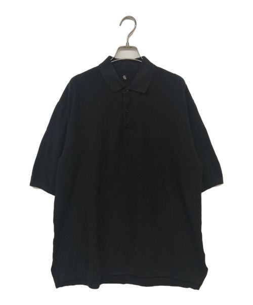 KAPTAIN SUNSHINE（キャプテンサンシャイン）KAPTAIN SUNSHINE (キャプテンサンシャイン) Polocollar Knit Shirt/ポロシャツ ブラック サイズ:40の古着・服飾アイテム