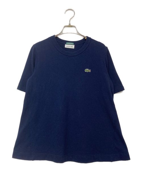 LACOSTE（ラコステ）LACOSTE (ラコステ) 鹿の子ショートスリーブカットソー ネイビー サイズ:36の古着・服飾アイテム