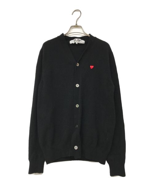 PLAY COMME des GARCONS（プレイ コムデギャルソン）PLAY COMME des GARCONS (プレイ コムデギャルソン) ニットカーディガン ブラック サイズ:XLの古着・服飾アイテム