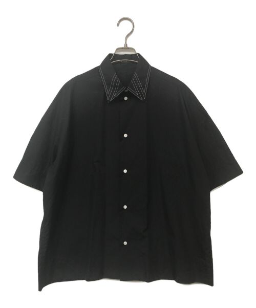 CINOH（チノ）CINOH (チノ) Color Keeper Stitch Shirt/半袖シャツ ブラック サイズ:48の古着・服飾アイテム