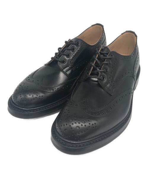 Tricker's（トリッカーズ）Tricker's (トリッカーズ) BOURTON/ウィングチップシューズ ブラック サイズ:9-Sの古着・服飾アイテム