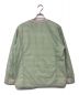 NANGA (ナンガ) NO COLLAR SOFT DOWN CARDIGAN グリーン サイズ:S：14000円