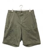 BOWWOWバウワウ）の古着「ARMY CHINO SHORTS DUSTY」｜カーキ