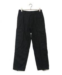 stussy（ステューシー）の古着「RIPSTOP SURPLUS CARGO PANT」｜ブラック