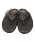 中古・古着 ISLAND SLIPPER (アイランドスリッパ) レザーサンダル ブラウン サイズ:10：12000円