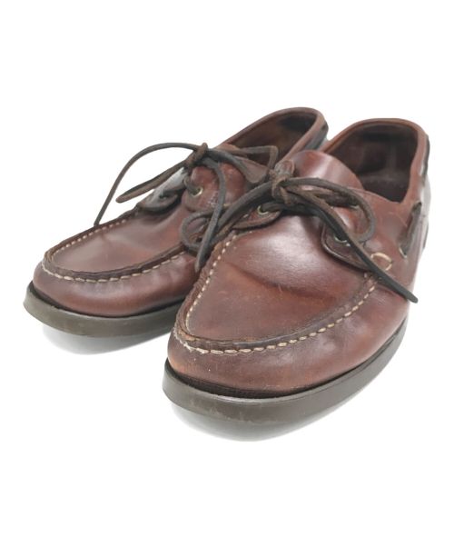 PARABOOT（パラブーツ）PARABOOT (パラブーツ) デッキシューズ ブラウン サイズ:7　2/1の古着・服飾アイテム