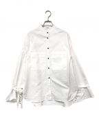 Knuth Marfクヌースマーフ）の古着「unique lady shirt blouse/ユニーク レディ シャツブラウス」｜ホワイト