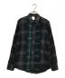 Paul Smith（ポールスミス）の古着「BLACK WATCH RUFFLE SHIRT」｜グリーン