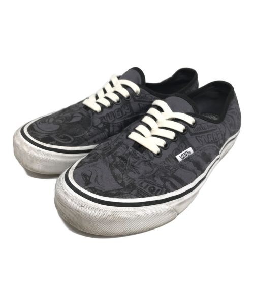 VANS（バンズ）VANS (バンズ) NEIGHBORHOOD (ネイバーフッド) Authentic 44 DXNBHD x Mr.Cartoon /ローカットスニーカー グレー サイズ:27.5の古着・服飾アイテム