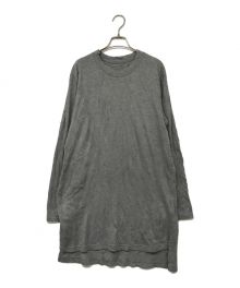 GROUND Y（グラウンドワイ）の古着「Uneven Hem Long Sleeve」｜グレー