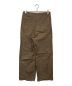 AURALEE (オーラリー) Washed Finx Twill Easy Wide Pants/イージーパンツ ブラウン：7000円