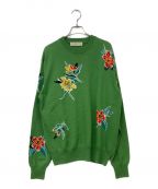 TOGA VIRILISトーガ ビリリース）の古着「Intarsia knit pullover/ニット」｜グリーン