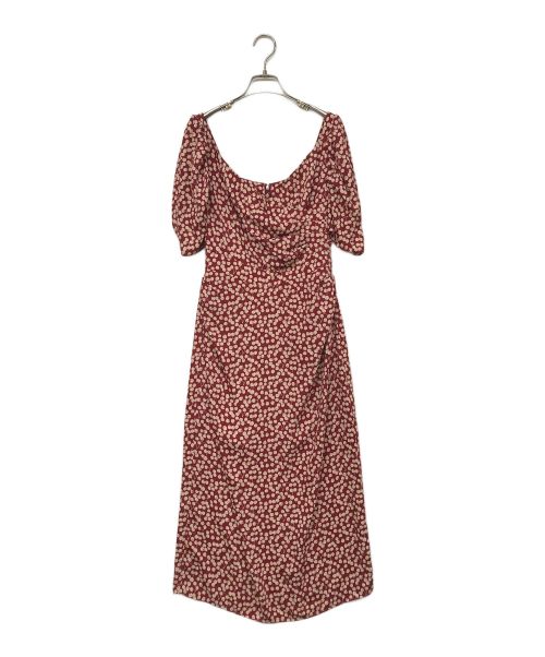 HER LIP TO（ハーリップトゥ）HER LIP TO (ハーリップトゥ) Cherry Pattern Cache-Coeur One-Piece レッド サイズ:Mの古着・服飾アイテム