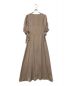 HER LIP TO (ハーリップトゥ) Lace Trimmed Smooth Satin Dress/レーストリムドスムースサテンドレス ベージュ サイズ:M：6000円