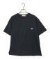 maison kitsune（メゾンキツネ）の古着「フォックス パッチ クラシック ポケット Tシャツ」｜ブラック