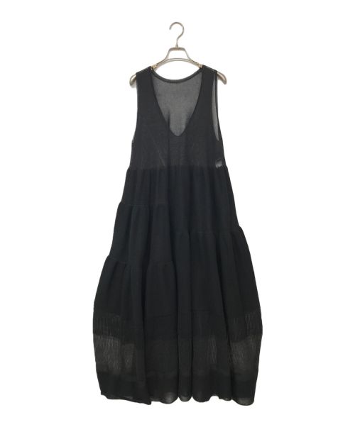 boussole（ブソル）boussole (ブソル) Sheer Long Dress ブラック サイズ:1の古着・服飾アイテム