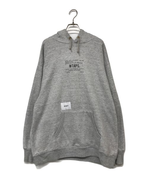 WTAPS（ダブルタップス）WTAPS (ダブルタップス) ACADEMY HOODED SWEATSHIRT グレー サイズ:3の古着・服飾アイテム