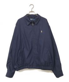 POLO RALPH LAUREN（ポロ・ラルフローレン）の古着「スイングトップ」｜ネイビー