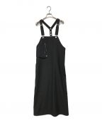 THE RERACSザ リラクス）の古着「GUNFLAP APRON DRESS/エプロンドレス」｜ブラック