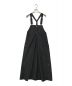 THE RERACS (ザ リラクス) GUNFLAP APRON DRESS/エプロンドレス ブラック サイズ:36：19000円