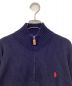 POLO RALPH LAUREN (ポロ・ラルフローレン) ハーフジップニット ネイビー サイズ:L：7000円