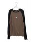 DRIES VAN NOTEN（ドリスヴァンノッテン）の古着「Horace Rose Baseball Tee/カットソー」｜ブラウン