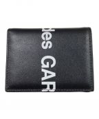 COMME des GARCONSコムデギャルソン）の古着「HUGE LOGO WALLET」｜ブラック