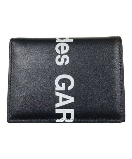 COMME des GARCONS（コムデギャルソン）COMME des GARCONS (コムデギャルソン) HUGE LOGO WALLET ブラックの古着・服飾アイテム