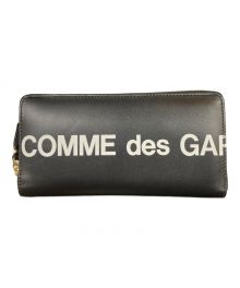 COMME des GARCONS（コムデギャルソン）の古着「Huge Logo／ロングウォレット」｜ブラック