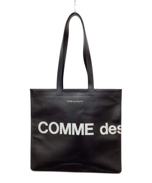 COMME des GARCONS（コムデギャルソン）COMME des GARCONS (コムデギャルソン) ヒュージロゴトートバック ブラックの古着・服飾アイテム