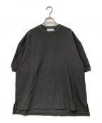 Graphpaperグラフペーパー）の古着「Cotton Pique Jersey Crew Neck Tee」｜グレー