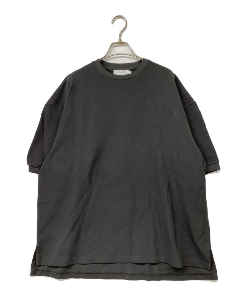 Graphpaper（グラフペーパー）Graphpaper (グラフペーパー) Cotton Pique Jersey Crew Neck Tee グレー サイズ:Fの古着・服飾アイテム