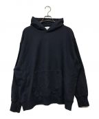 Graphpaperグラフペーパー）の古着「Classic Sweat Parka」｜ネイビー