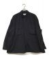 Graphpaper（グラフペーパー）の古着「Garment Dyed Poplin Fatigue Shirt」｜ブラック