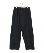 Graphpaperグラフペーパー）の古着「Stretch Double Satin Track Pants」｜ブラック