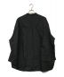 Graphpaper (グラフペーパー) BROAD L/S OVERSIZED BAND COLLAR SHIRT ブラック：17000円