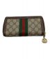 GUCCI (グッチ) GGジップアラウンドウォレット ブラウン：26000円