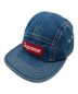 SUPREME（シュプリーム）の古着「Contrast Stitch Camp Cap」｜ブルー