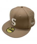 SUPREME×New Eraシュプリーム×ニューエラ）の古着「Characters S Logo New Era/キャップ」｜ベージュ