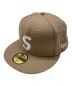 SUPREME（シュプリーム）の古着「Characters S Logo New Era/キャップ」｜ベージュ